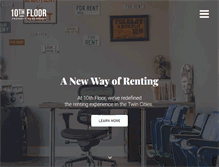 Tablet Screenshot of 10thfloorbrokers.com
